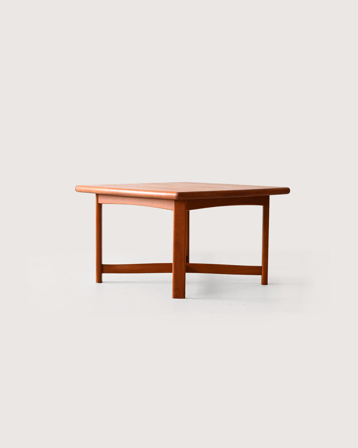 Tavolino quadrato in teak prodotto in Danimarca 8