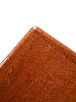 Tavolino quadrato in teak prodotto in Danimarca 3