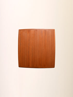 Tavolino quadrato in teak prodotto in Danimarca 7