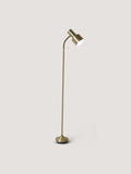 Lampada da terra scandinava dorata anni 60