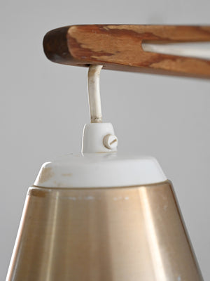 Applique in legno con braccio orientabile 6