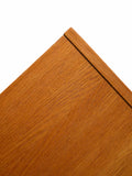 Sideboard scandinavo vintage in rovere con cassetti e ante 5
