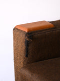 Poltrona vintage scandinava con tessuto originale 4