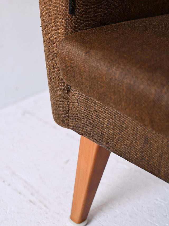 Poltrona vintage scandinava con tessuto originale