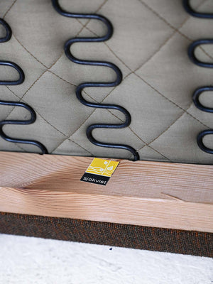 Poltrona anni '60 con tessuto originale 9