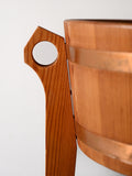 Portafiori scandinavo vintage in teak anni ’60 5