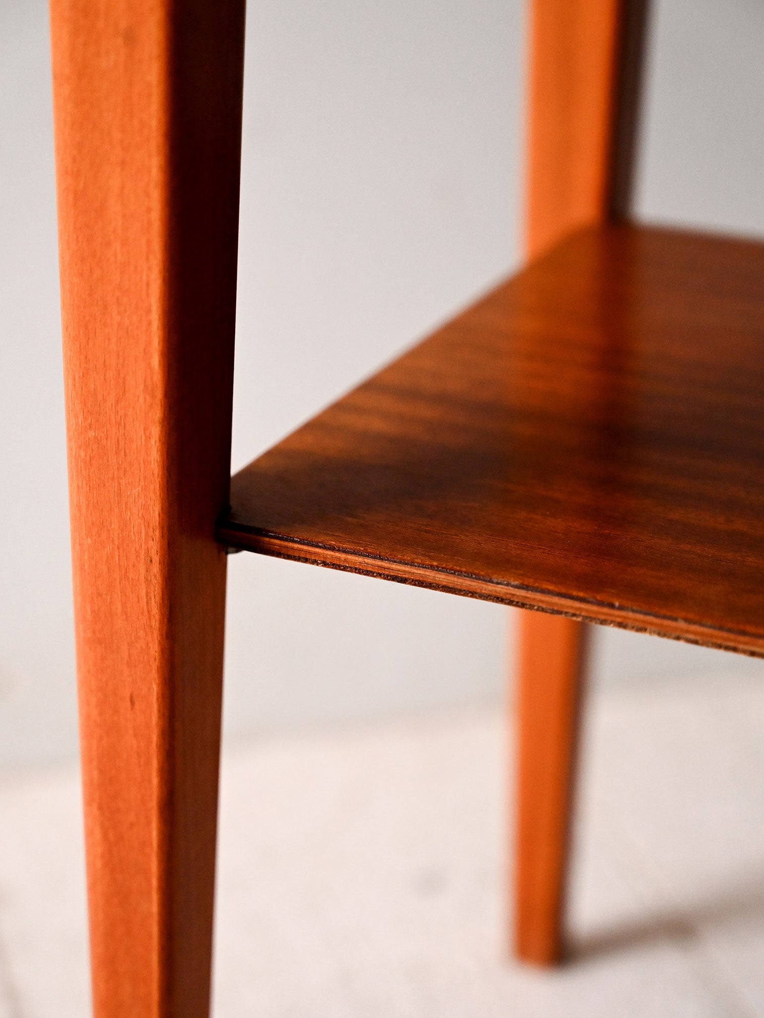 Comodino scandinavo anni ’50 teak e mogano 7