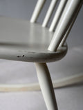 Sedia a dondolo scandinava Mid-Century 5