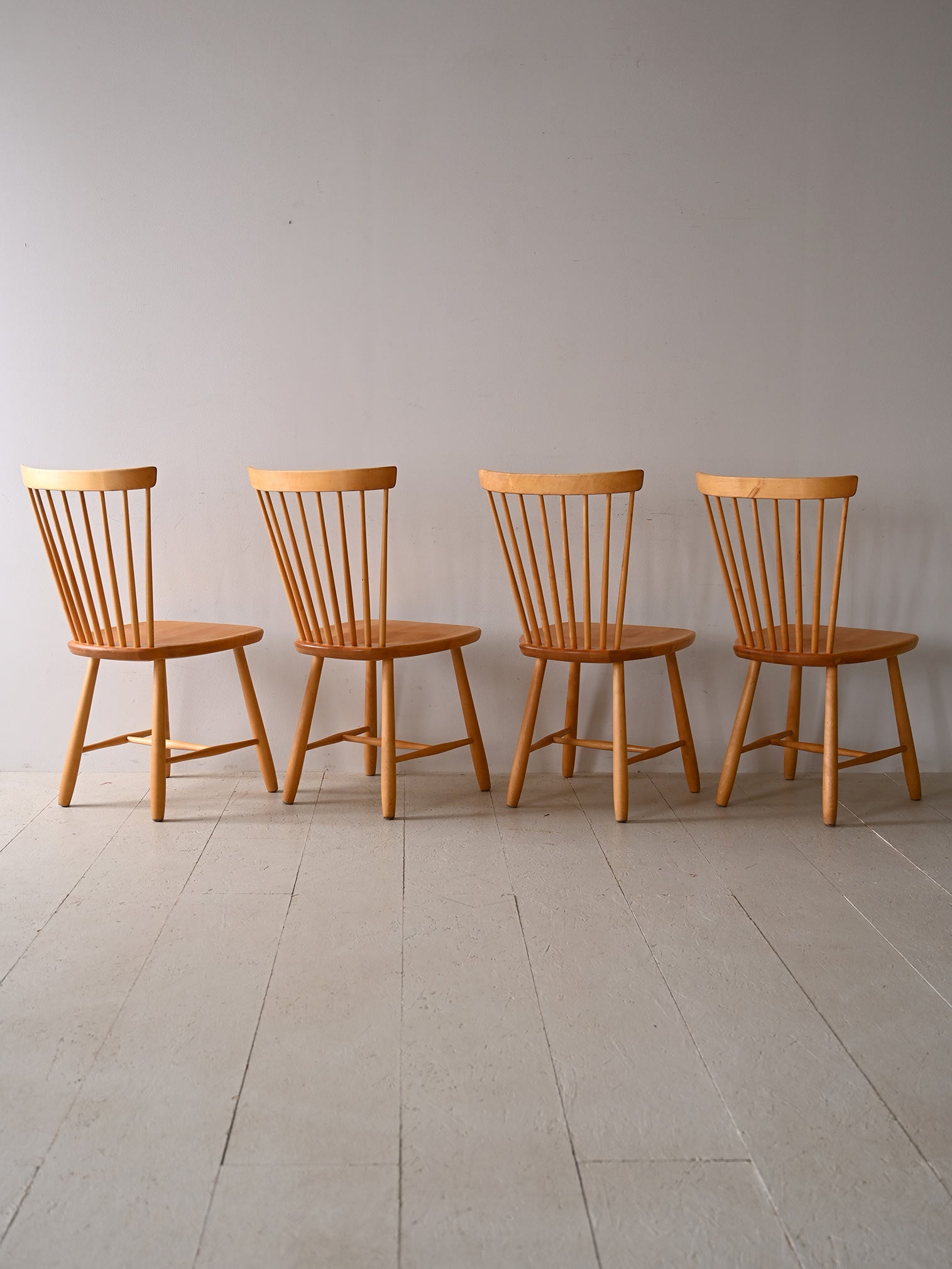 Set di 4 sedie di Carl Malmsten "Lilla Aland" 2