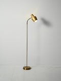 Lampada da terra scandinava anni ’50/’60 in ottone