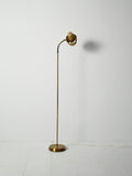 Lampada da terra scandinava anni ’50/’60 in ottone 3