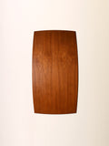 Coffee table scandinavo vintage con mensola in metallo 6