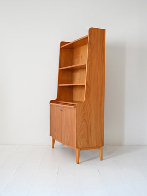 Libreria scandinava vintage in olmo chiaro 4