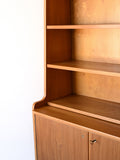 Libreria scandinava vintage in olmo chiaro 6