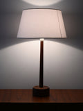 Lampada danese anni ’50/’60 in teak tornito 1