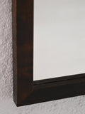 Specchio scandinavo con cornice in legno 3
