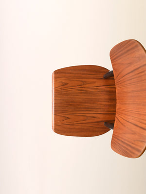 Sedia scandinava vintage con struttura nera 5