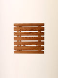 Sgabello scandinavo anni ’60 in pino a listelli 4