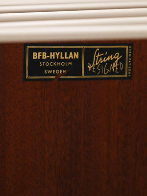 Mensola Hylla scandinava vintage mogano 7