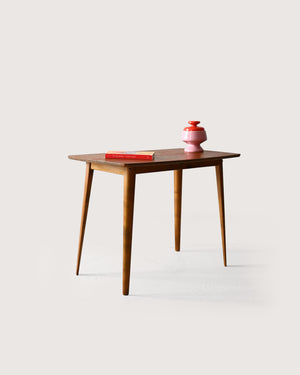 Tavolino scandinavo anni ’60 in teak e faggio