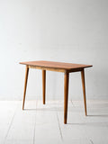 Tavolino scandinavo anni ’60 in teak e faggio 1