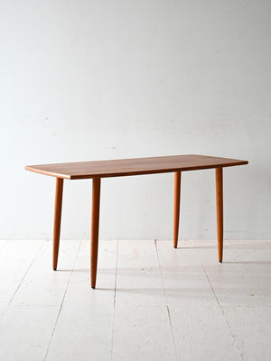 Tavolino da caffè scandinavo in teak anni ’50 1