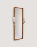 Specchio vintage anni '50 con applique integrate