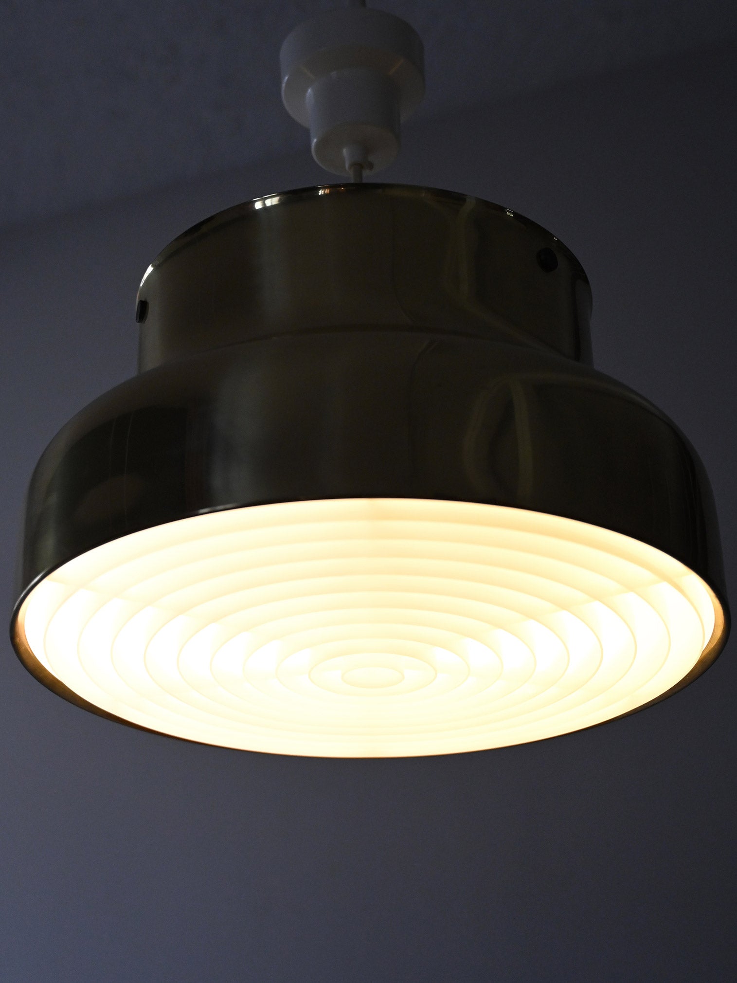 Lampada da soffitto Bumling in ottone di Anders Pehrson 1