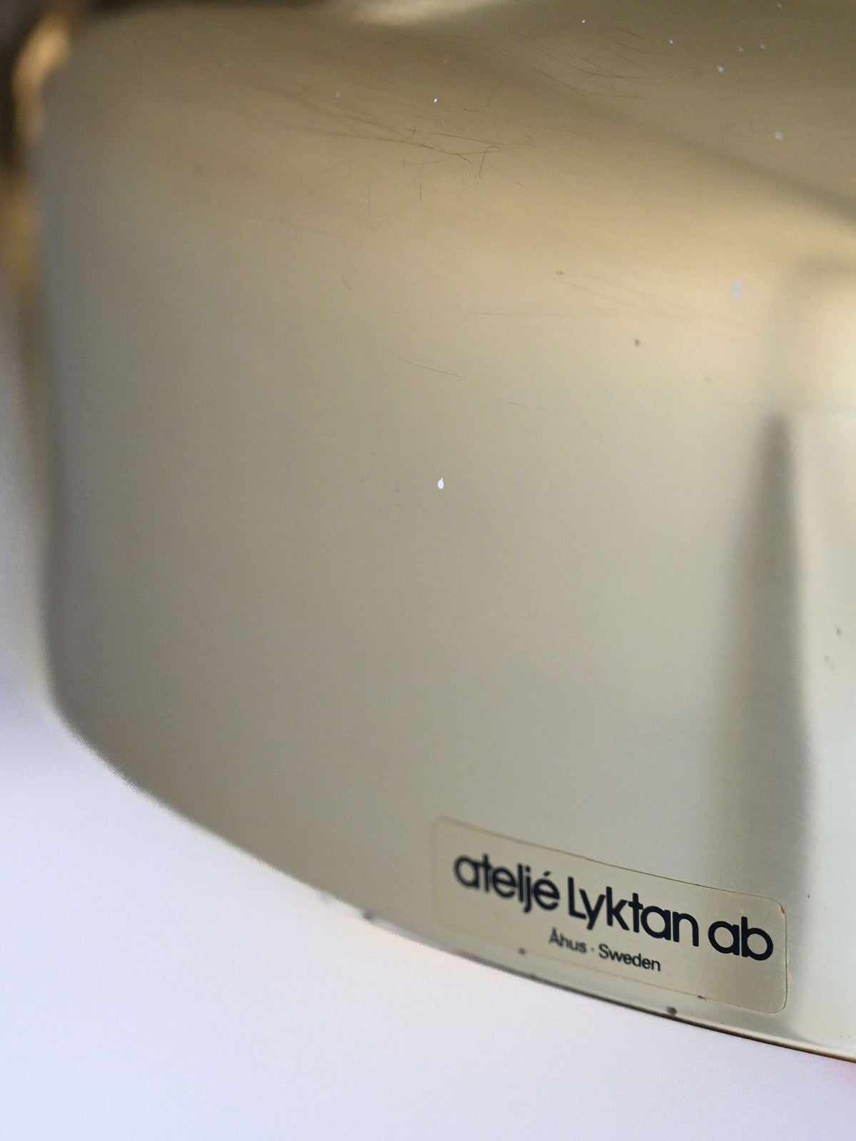 Lampada da soffitto Bumling in ottone di Anders Pehrson 4