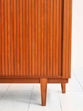 Highboard a serrandina in teak scandinavo anni ’60 5