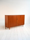 Highboard a serrandina in teak scandinavo anni ’60 6