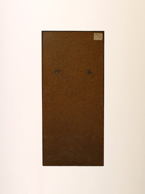Specchio scandinavo vintage in teak, anni '50 4