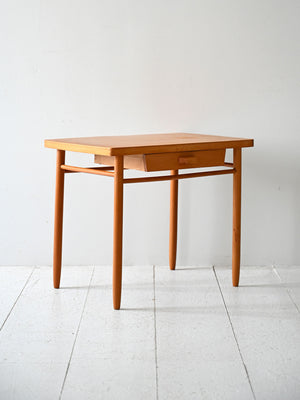 Comodino scandinavo anni ’60 in legno di faggio 2