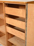 Cabinet scandinavo vintage in betulla anni ’50 7