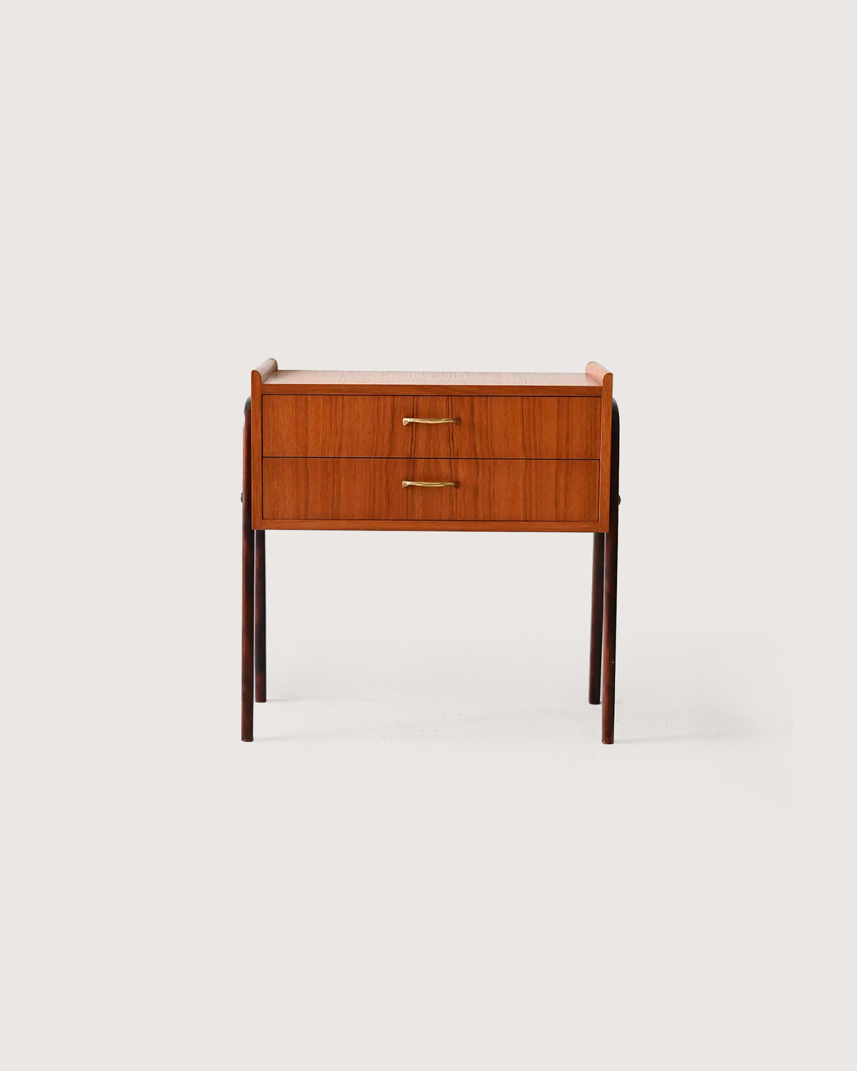 Comodino scandinavo vintage anni ’50 in teak