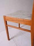 Set 4 sedie scandinave anni 60 in teak con tappezzeria originale 8