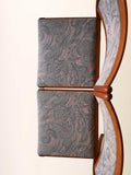 Set 4 sedie scandinave anni 60 in teak con tappezzeria originale 10