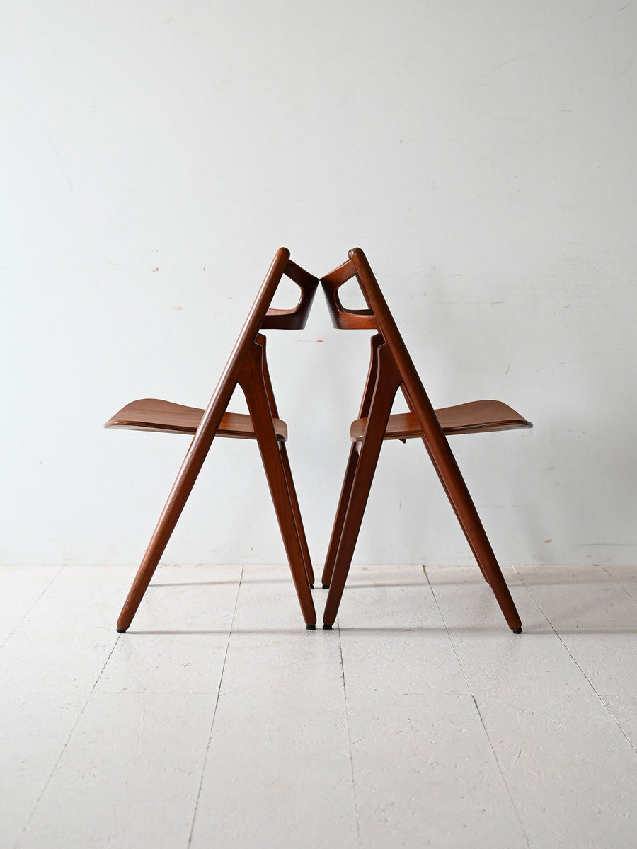 Coppia sedie CH29 di Hans J. Wegner