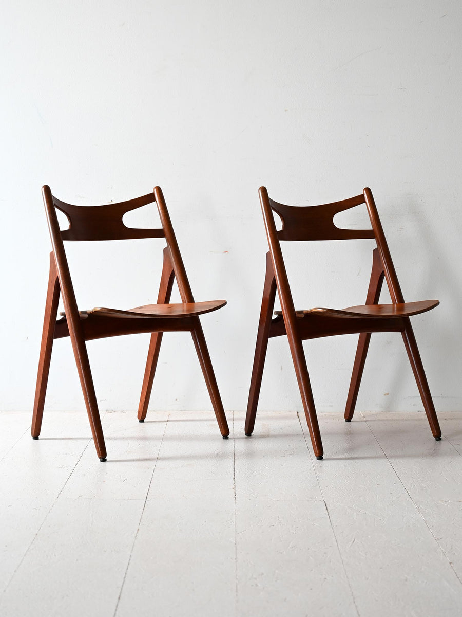 Coppia sedie CH29 di Hans J. Wegner
