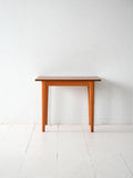 Tavolino vintage scandinavo Vistaholm in teak 1