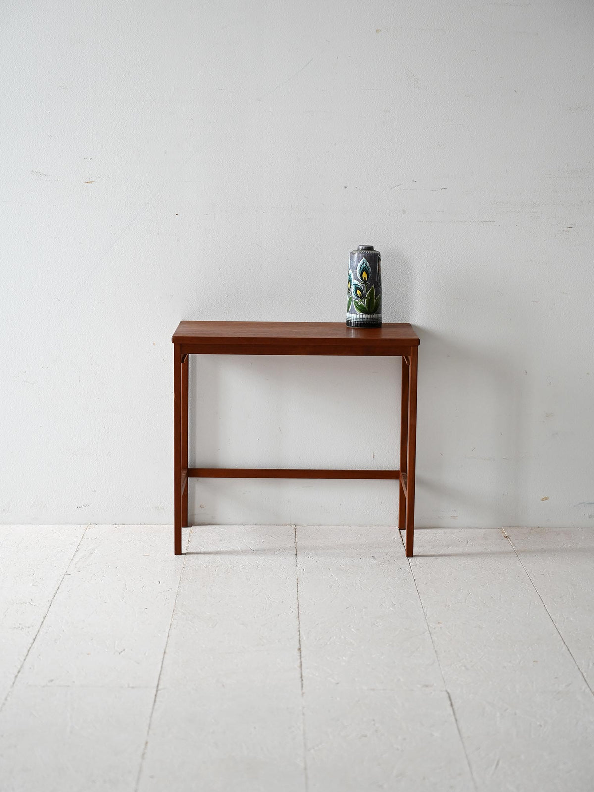 Tavolino da caffè scandinavo vintage in teak anni '50-'60