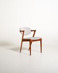 Set di 4 sedie modello “42” di Kai Kristiansen in teak per Schou Andersen Møbelfabrik, Danimarca, anni '60
