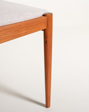Set di 4 sedie modello “42” di Kai Kristiansen in teak per Schou Andersen Møbelfabrik, Danimarca, anni '60