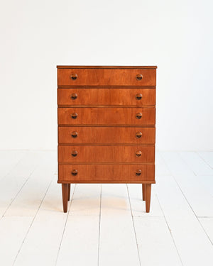 Sestina danese in teak, anni ’60