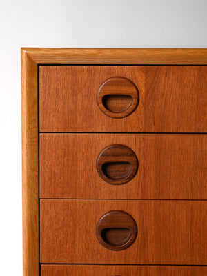 Sideboard scandinavo teak e rovere anni ’50/’60 7
