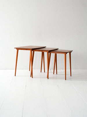 Coffee table scandinavi con incastro a scorrimento 2