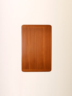 Tavolino scandinavo in teak con gambe tornite 5