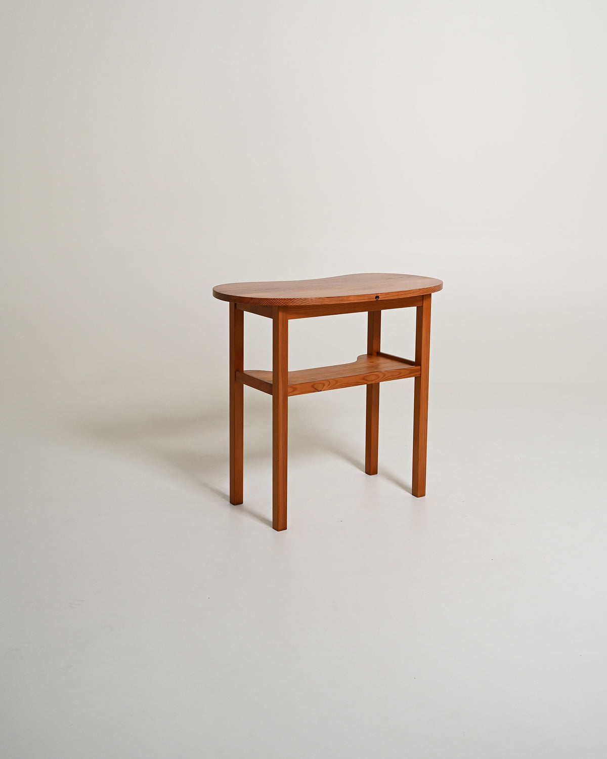 Consolle nordica in pino con ripiano, anni '50-'60