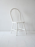 Set di 4 sedie scandinave bianche 1