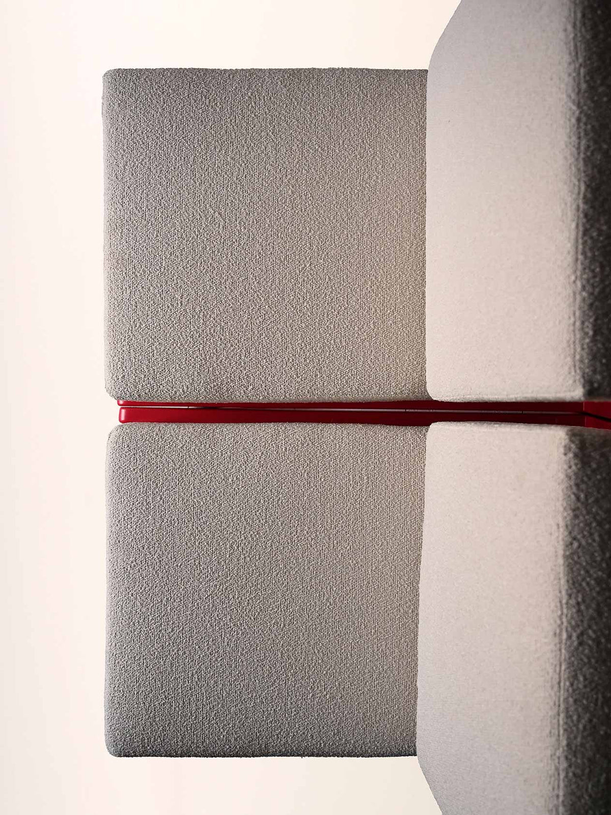 Coppia poltrone scandinave vintage rosso ciliegia 10